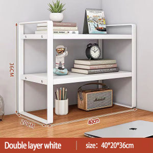 MEGA Desk Organizer Desktop Rack Tabletop Organiser Office Bookshelf Multi-layer Shelf Tabletop Storage Multipurpose Tabletop Storage
