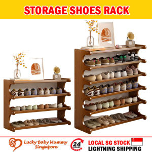 Minimalist Bamboo Shoe Rack / Shoe Cabinet / Wooden Shoe Rack / Shoe Storage/Shoe Shelf 3/4/5/6 Tier