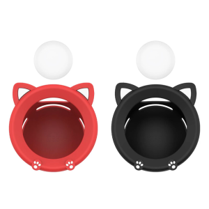 Protector Cover for Alarmo Clock Kitten Ear Pattern Protective Case Scratchproof Shell Silicone Case Dustproof Sleeve