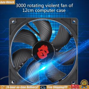 [Vktech]12cm 4 Pin High Speed Desktop Chassis Fan Large Air Volume PC Case Radiator
