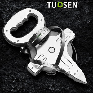 Thước cuộn xây dựng đo công trình với dây thép và Dây VẢI với 3 cỡ 30m 50m và 100m hãng Tuosen