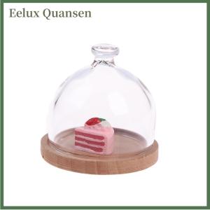 Eelux Lọ Kẹo thu nhỏ Nhà búp bê 1:12 khay trái cây tráng miệng thủy tinh đồ chơi trang trí nhà búp bê