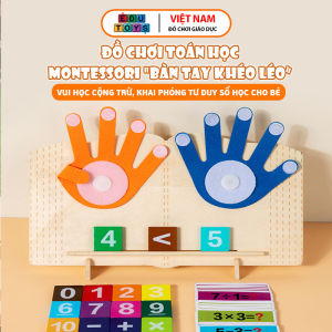 Đồ chơi giáo dục đồ chơi toán học Montessori đếm ngón tay tăng tương tác học mà chơi chơi mà học- DC5046