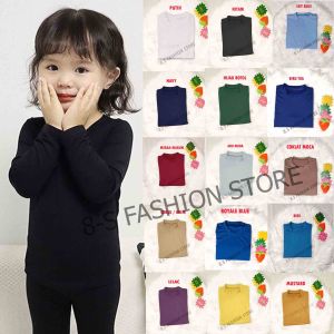 Baju Manset Anak Spandek Soft Premium Anak Umur 2 - 15 Tahun - Lengan Panjang, Cocok untuk Anak Aktif (Pilihan Warna Menarik) - Nyaman dan Fashionable