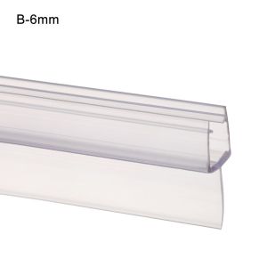METALIX Rubber Useful Hardware Prevent Bathroom Sealing Strips Water Baffle Window Seal Glass Door Weatherstrip