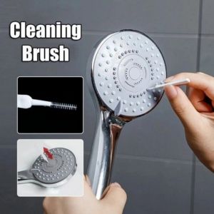 Sikat Pembersih Kotoran Lubang Kepala Shower Head Cleaning Brush mini Multifungsi Brush Konektor Handphone Isi 10 Pcs