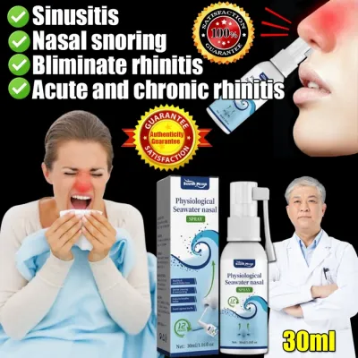 Xịt mũi nước biển sâu hằng ngày 30ml vệ sinh mũi giảm sổ mũi ngạt mũi và viêm xoang