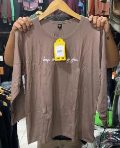 KAOS BIG SIZE LENGAN PANJANG CEWEK SIZE 3XL 4XL dan 5XL / KAOS JUMBO LENGAN PANJANG LEMONE