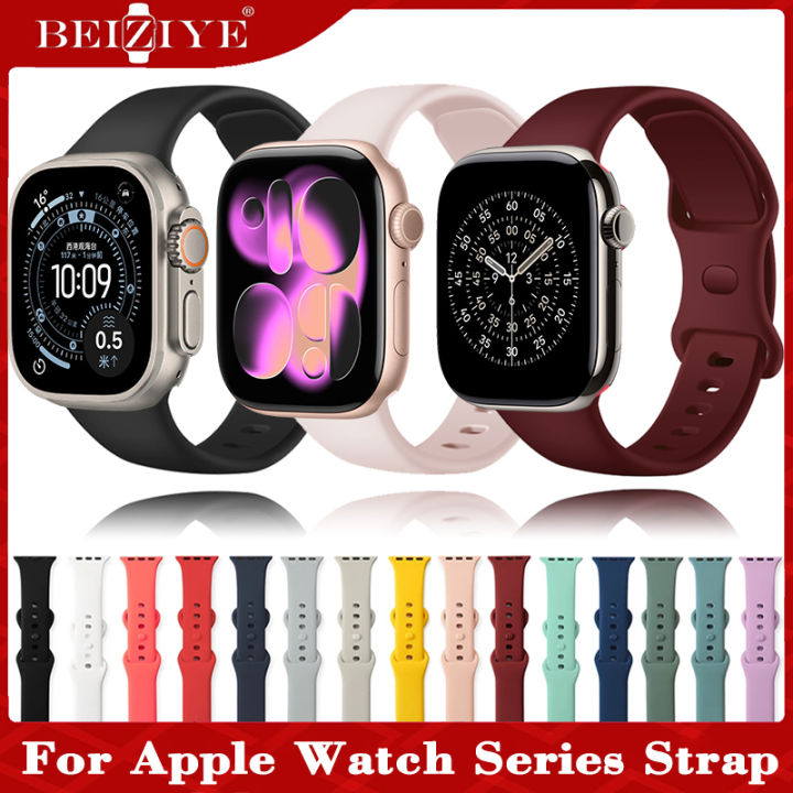 45mm 41mm Apple Watch Strap Series 42mm Leather Strap For Apple