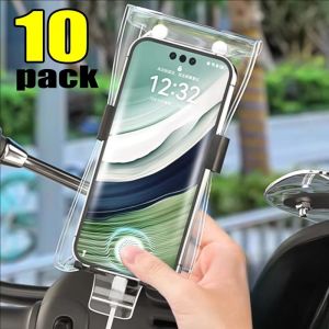 10/20pcs Transparent Waterproof Phone Bag / Portable Waterproof Mobile Phone Protector Pouch / Universal Touch Screen Phone Rainproof Bag for Drifting Swimming Cycling