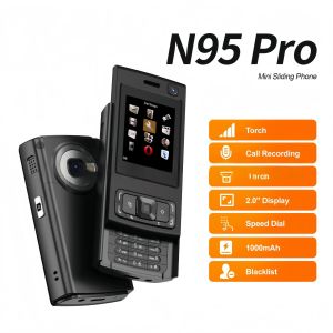 NEW N95 PRO 2.0 Inches GSM Network Cellphone FM MP3 800mAh Single card Mobile phone for nokia