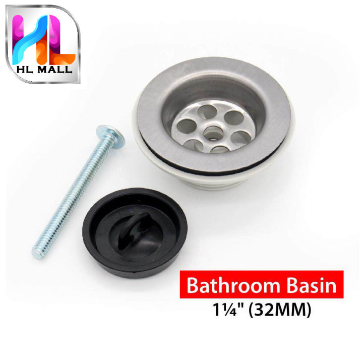 HL Mall TECHPLAS Bathroom Basin Waste Plug & Handle 1¼ (32MM) | Lazada