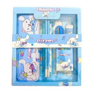Paket Alat Tulis Set 7 in 1 Set Stationery 7in1 Karakter Kartun Alat Tulis Anak Sekolah Penghapus Pengaris Kotak Pensil Penggaris Crayon avvet