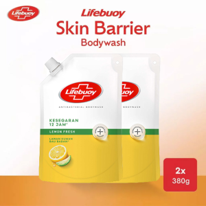 Lifebuoy Sabun Mandi Cair Lemon Fresh 2x380ml