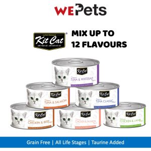 [24 cans] Kit Cat deboned canned food Toppers cat wet food