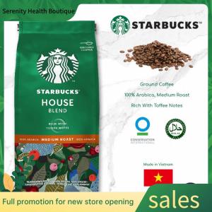 Serenity Health Boutique Starbucks House Blend Medium Roast Ground Coffee 200g 100 Arabica