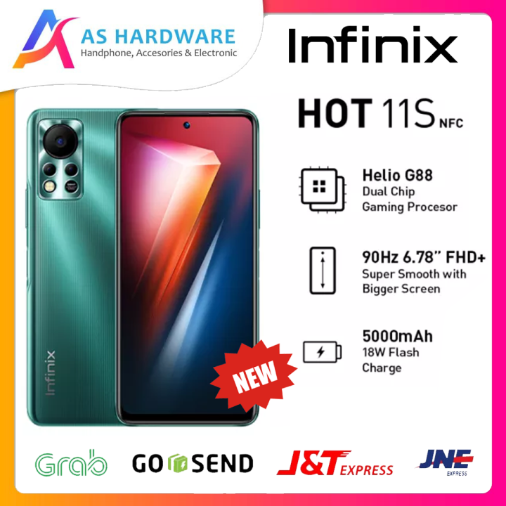 INFINIX HOT 11S NFC RAM 6/128 RAM 4/64 GARANSI RESMI | Lazada Indonesia