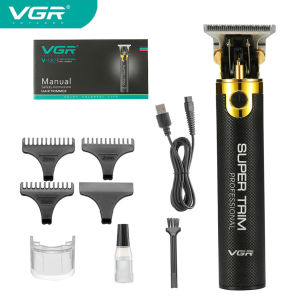 VGR-V82 Barber Hair Clipper For Men USB Rechargeable Professional Razor Electric Hair Clipper Cordless Shaver