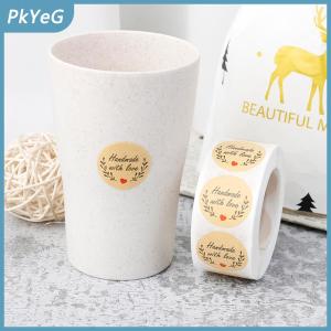 PkYeG 500 cái Cảm ơn bạn dán con dấu nhãn Vòng giấy nhãn sticker cho trang trí