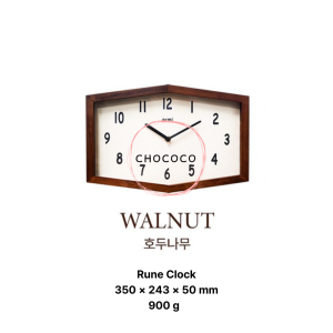 [Korea] Ormi Retro Clock Wood Silent Pendulum Wall Clock Tabletop Grandfather Clock