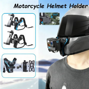 GoPro Helmet Holder Motorcycle Helmet Chin Mount for GoPro and Phone Action Camera Adjustable Holder