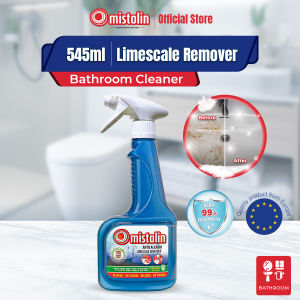 Mistolin Multi Purpose Limescale Remover Spray (545ml) | Professional Stain & Rust Removal | For Bathroom & Glass