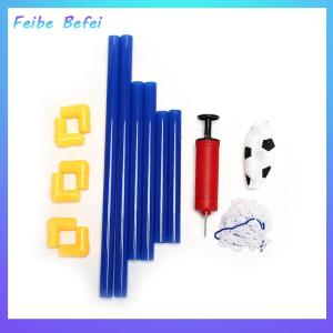[Feibe Befei] ZHAN Folding Mini Football Soccer Goal Post Net Set with Pump Kids Toy