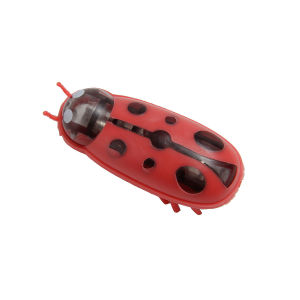 Electric Pet Cat Toys Cute Ladybug Shape Electronic Robotic Insect Interactive for Beetle Fun Toys
