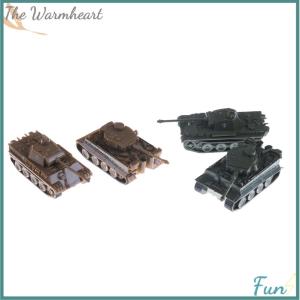 【The Warmheart】 4D Sand Table Plastic Tiger Tanks Toy 1:144 World War II Germany Panther Tank