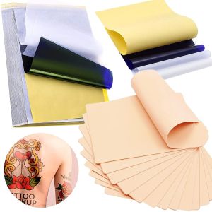 3MM Tattoo Skin Practice Kit - Judero 20Pcs Thick Fake Skin and Transfer Paper Set Includes 5Pcs Double Sided Blank Tattoo Practice Skins and 15Pcs Stencil Paper for Tatto Supplies