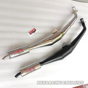 Knalpot yamaha fiz r force 1 standar racing full chrome original bksracing exhaust
