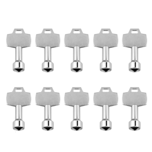 10pcs Multipurpose 9mm Triangular Socket Spanner Key Wrench for Elevator Emergencies Lift Door Triangular Panel Lock