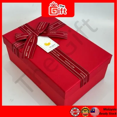 The Gift Gift Box Present Box Kotak Hadiah Kotak Cenderahati bouquet box Balloon Belon Hantaran Suprise box