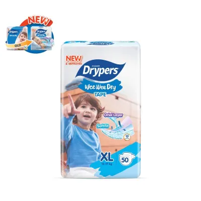 [𝗘𝘅𝘁𝗿𝗮 𝗙𝗿𝗲𝗲 𝗚𝗶𝗳𝘁] Drypers Wee wee Dry Diapers Tape Jumbo Mega Pack M60 L58 XL50 XXL40