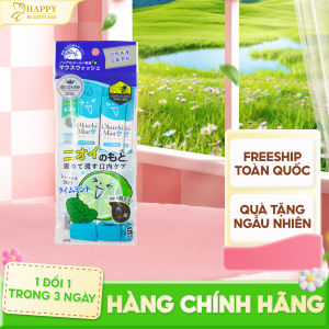 Nước Súc Miệng Chanh Bạc Hà Okuchi Mint ( 1 Gói 5 Thanh )