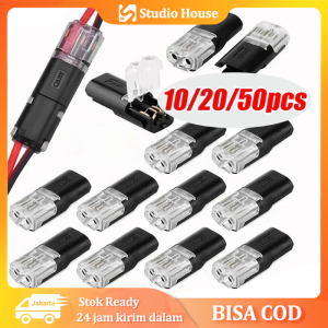 12 / 20 / 50 Pcs Blok Terminal Soket Konektor Kabel Koneksi Cepat / Tegangan rendah Wire Connector / Led Strip Connectors / 2 Pin Led Connector / Tegangan rendah Disconnect