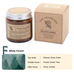 100g Soy Scented candles Aromatherapy Home Fragrance Cemetery Wholesale Candle Scented Long-lasting Fragrance Soothe The Nerves Help Sleep XPH683