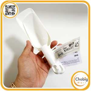 CHOBIG 2in1 Sekop Cantik Putih Sendok Tepung Estetik