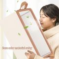 QNM Beige Organizer Storage Steel Frame Foldable Storage Box 27L Moisture-Proof Clothes Storage Box. 