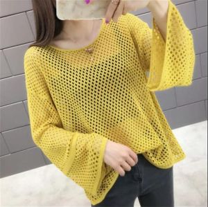 IMP  Blouse Rajut Messy Jaring / Pakaian Wanita / Atasan Wanita / Rajut Wanita / Atasan Rajut PREMIUM / Blus Rajut Jaring / Blus Rajut Bolong Bolong / Atasan Model Jaring / PREMIUM QUALITY