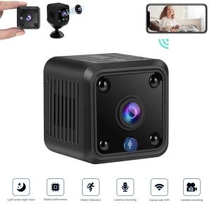 ♥【Readystock】 + FREE Shipping ♥ X6 Mini WiFi IP Camera HD 1080P Wireless Security Surveillance Micro Cam Night Vision Smart Home Sports Monitor Built-in Battery