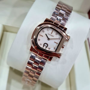 [Promo] Jam Tangan Wanita Aigner A31286 Genua Due Stainless Steel Strap Garansi 2 Tahun [✔COD]