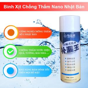 Đang Sale>>Bình Xịt Nano Chống Thấm Dột Đa Năng Waterproof Spray Polyurethane 450ml.