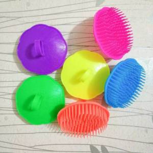 Sisir Rambut Salon Barbershop / Sisir Keramas Pijat Kepala Silikon