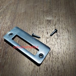plat pemanis 9cm kunci body kecil + sekrup 9 cm u pintu selot rumah pintu
