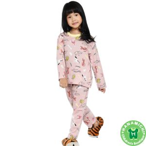 Kiminori MORA.PP Setelan Baju Tidur Anak Lengan Panjang