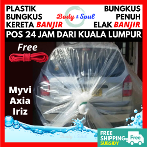 Flood Car Bag Anti-Flood Full Wrap Heavy Duty Plastic Reusable Waterproof Protection for Myvi Axia Iriz