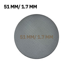 Puck Screen แผ่นกระจายน้ำ แผ่นตาข่ายกรองกาแฟ สเตนเลส 51/53.5/58.5 มม. สแตนเลส หนา1.7 มม. 150μm ตาข่ายกรอง สแตนเลส 316 สำหรับเครื่องชงกาแฟ