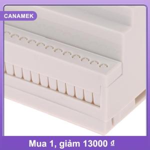 【CANAMEK】 DIN đường sắt bao vây thùng nhựa cho điện tử phân phối hộp điện tử bao vây ổ cắm bao vây