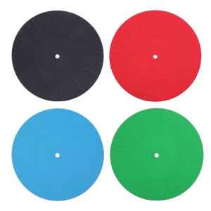 Records Player Slipmat Mats Turntables Pad Antistatic Silicone NonSlip Thick Vinyls Player Pad for Demanding Audios